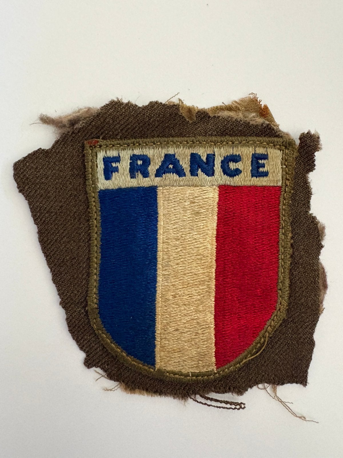 WW2 US Army US Army French Troops Patch, Verzamelen, Ophalen of Verzenden
