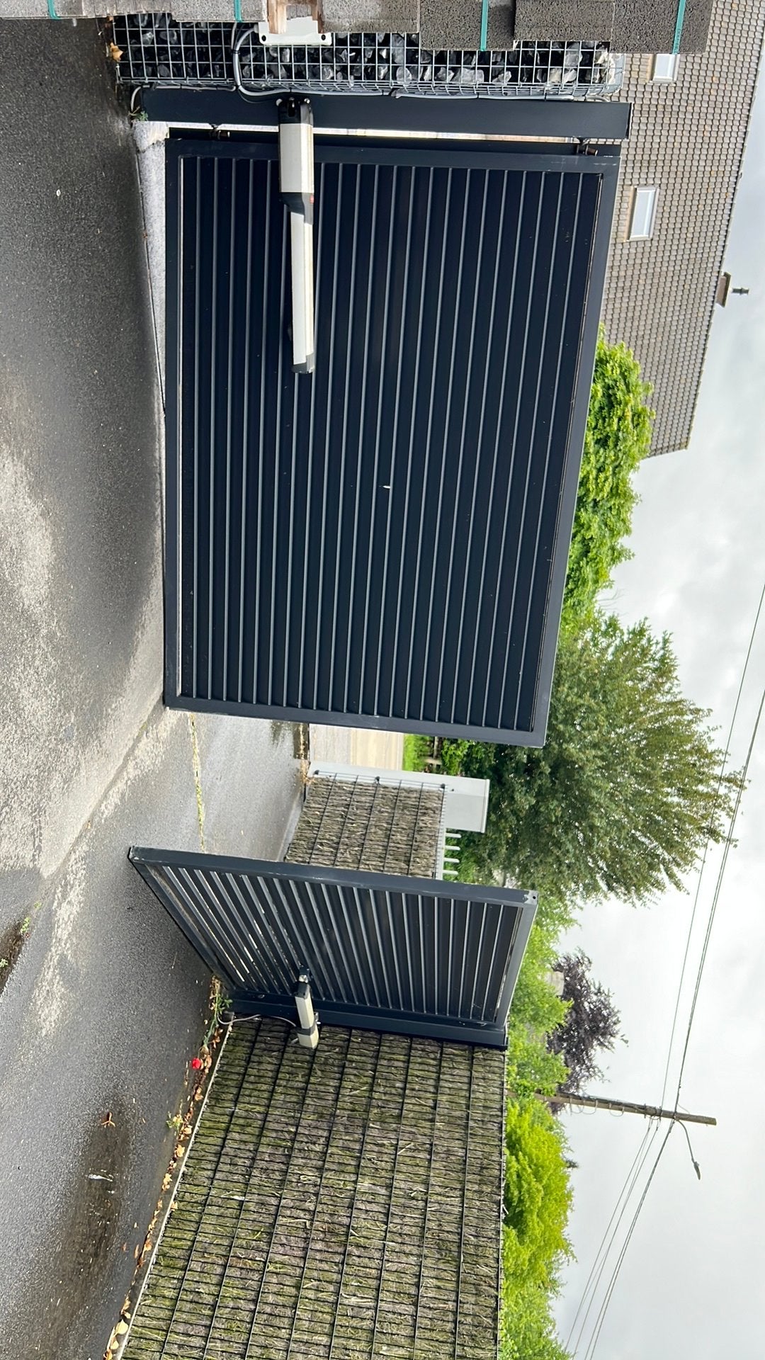 Elektrische poort, Ophalen, Gebruikt, Aluminium, 150 tot 200 cm