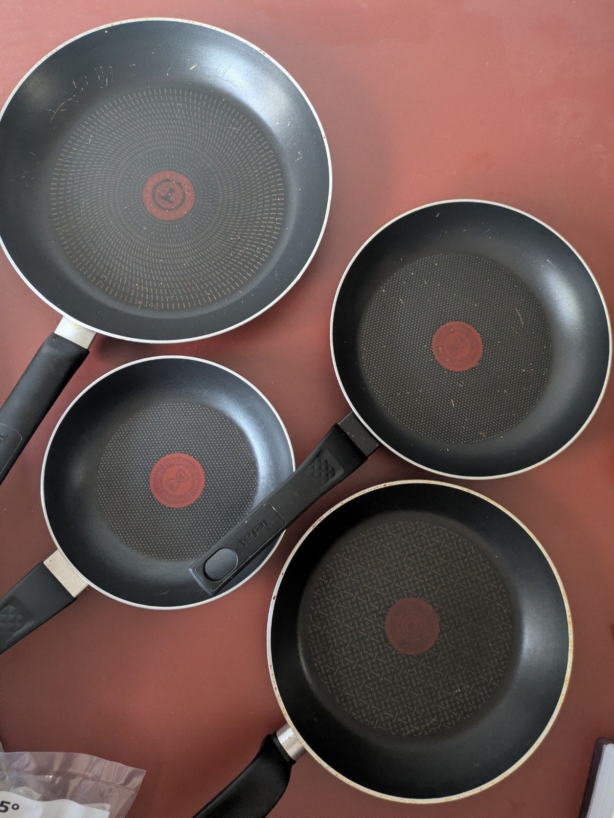 4 Tefal pannen, Ophalen