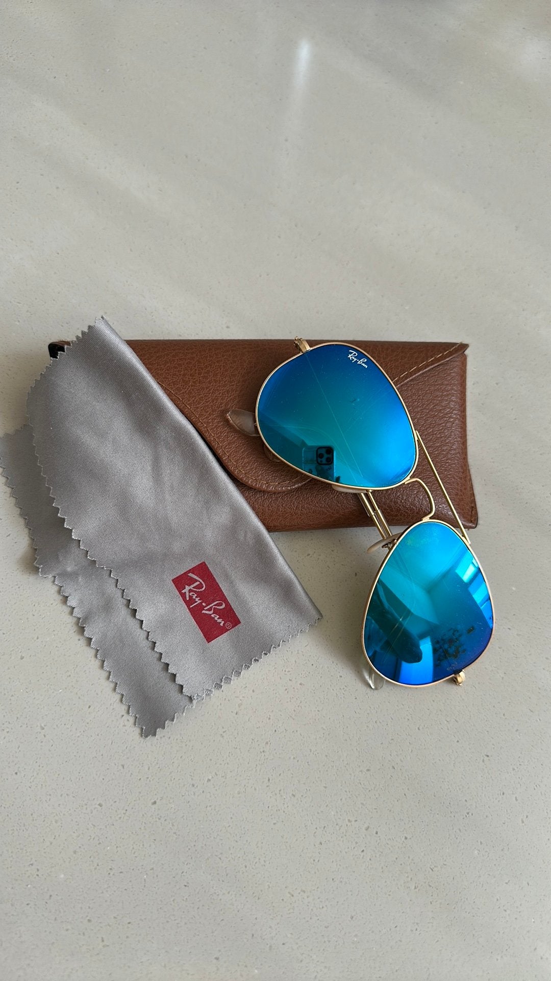 Ray-Ban pilotenbril., Handtassen en Accessoires, Zonnebrillen en Brillen | Heren, Ophalen, Zo goed als nieuw, Bril, Ray-Ban