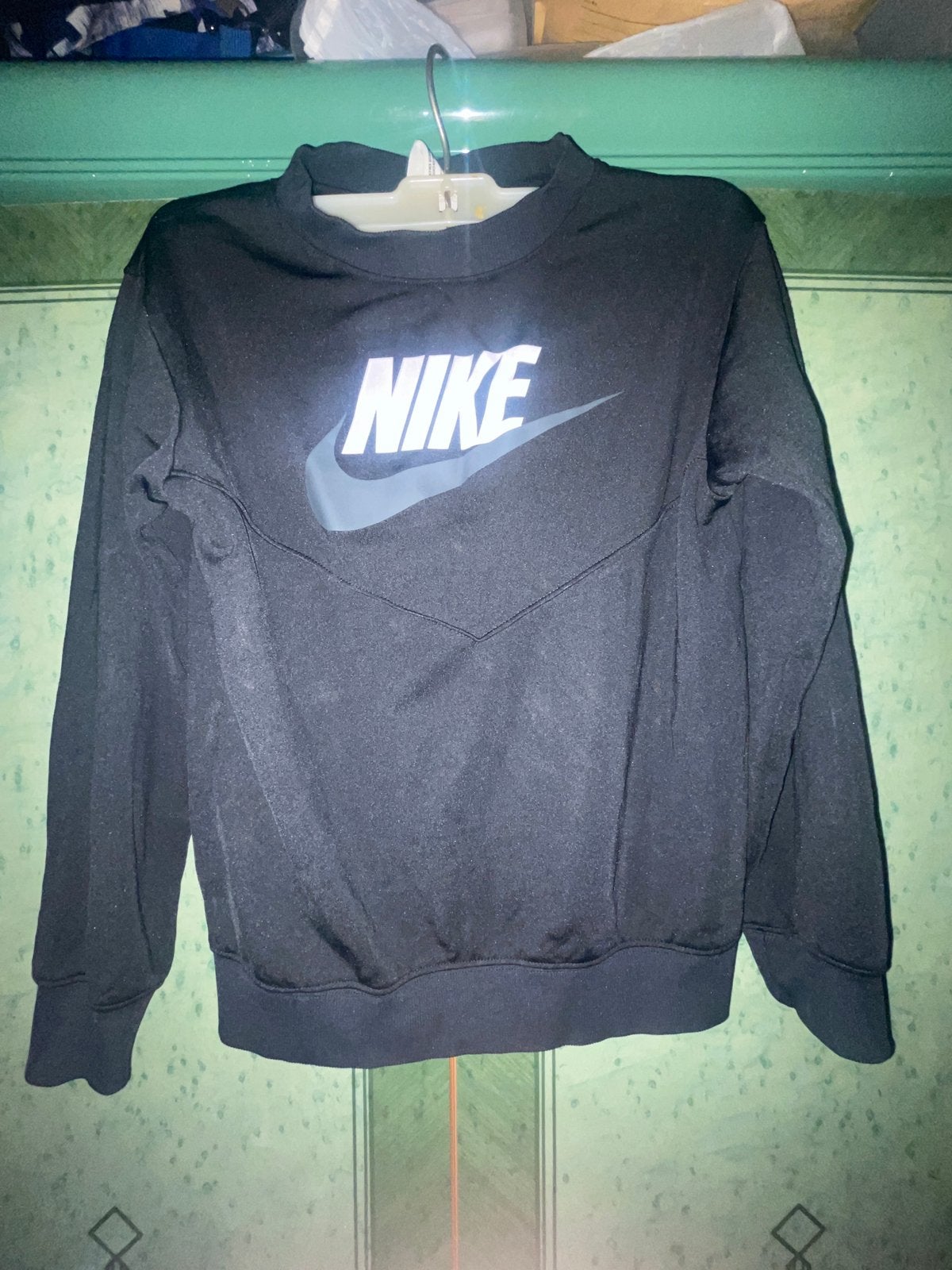 Pull noir taille enfant 137cm-147cm, Enlèvement ou Envoi, Comme neuf, Garçon, Pull ou Veste