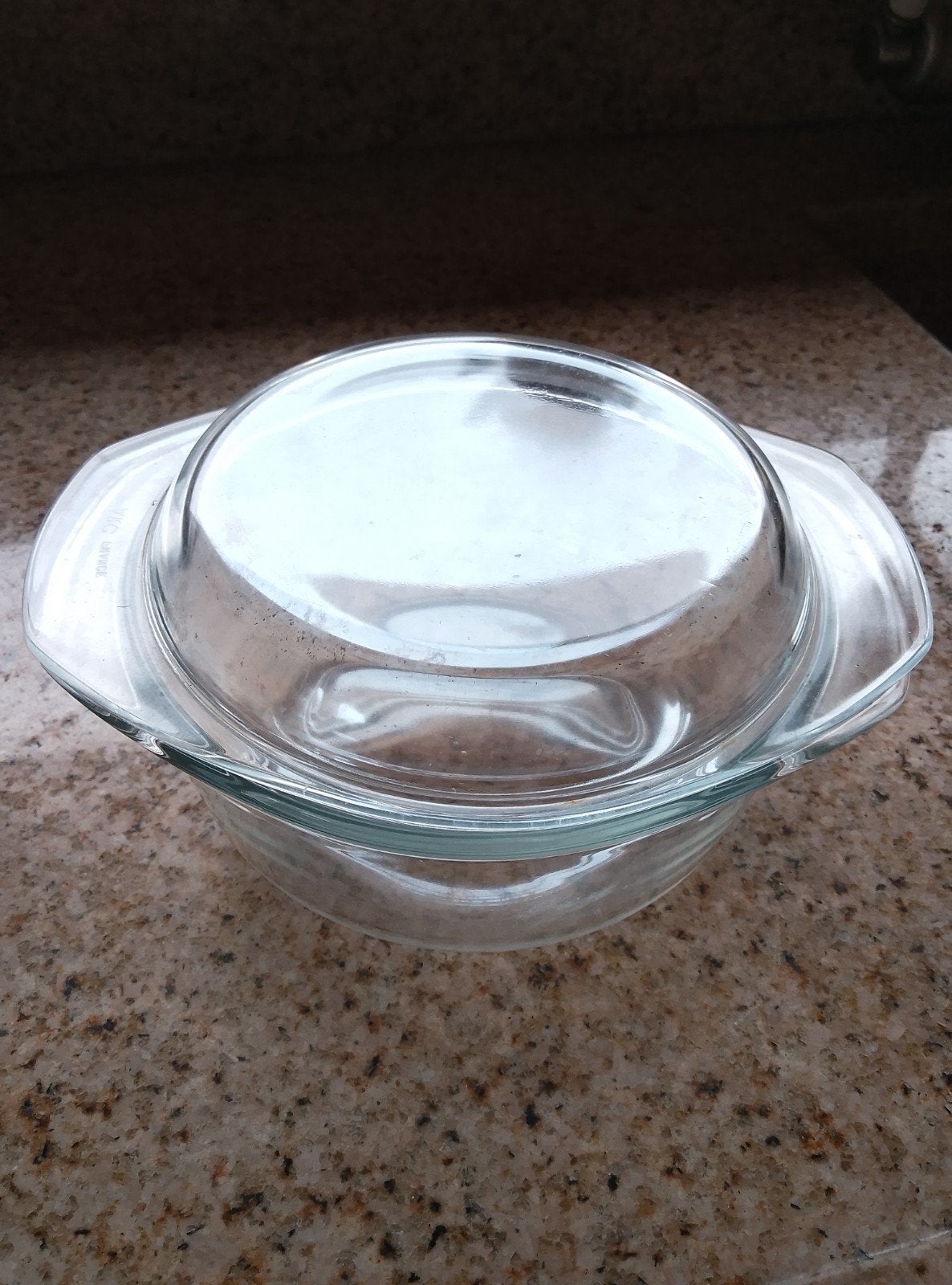 pyrex potje, Enlèvement