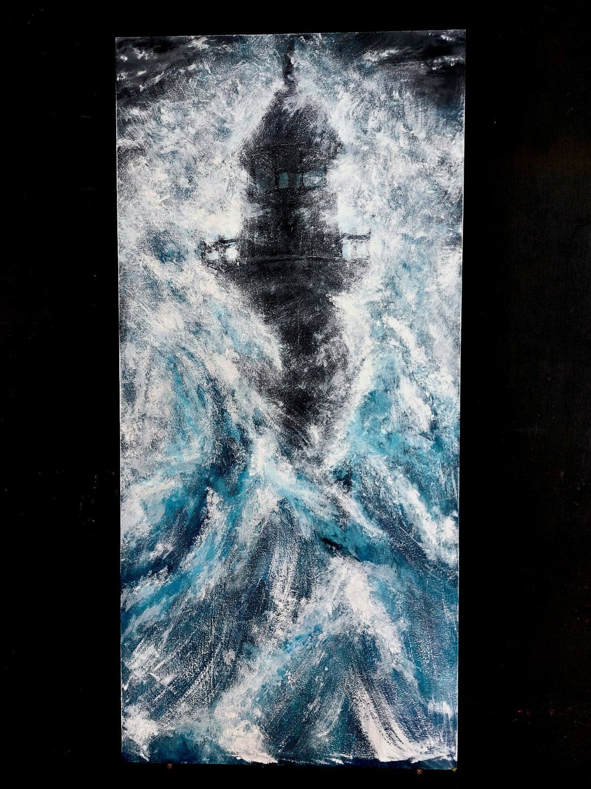 Vuurtoren schilderij (handgemaakt), Enlèvement