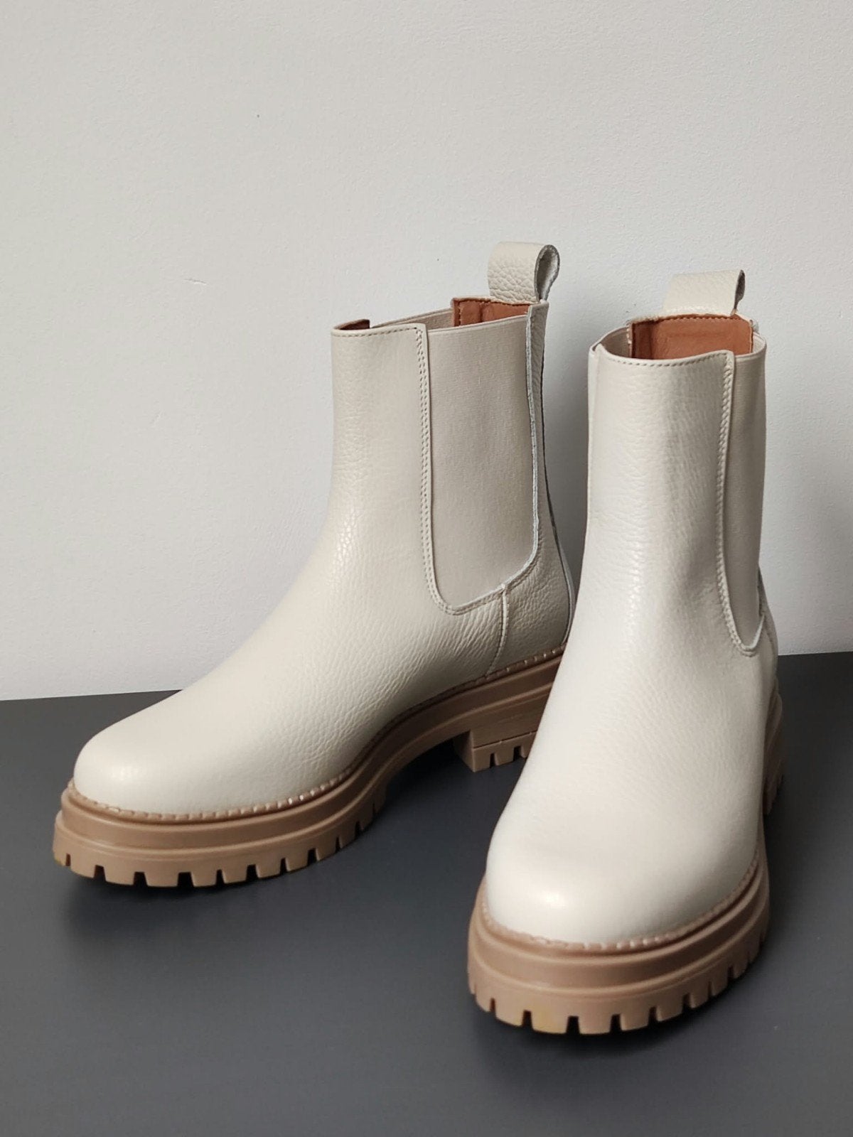 Chelsea Boots - merk Oxmox, beige, Kleding | Dames, Oxmox, Beige, Lage of Enkellaarzen, Nieuw