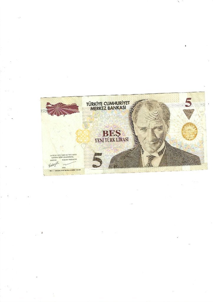 Turquie  ancien billet de banque, Verzamelen, Overige Verzamelen, Verzenden, Gebruikt