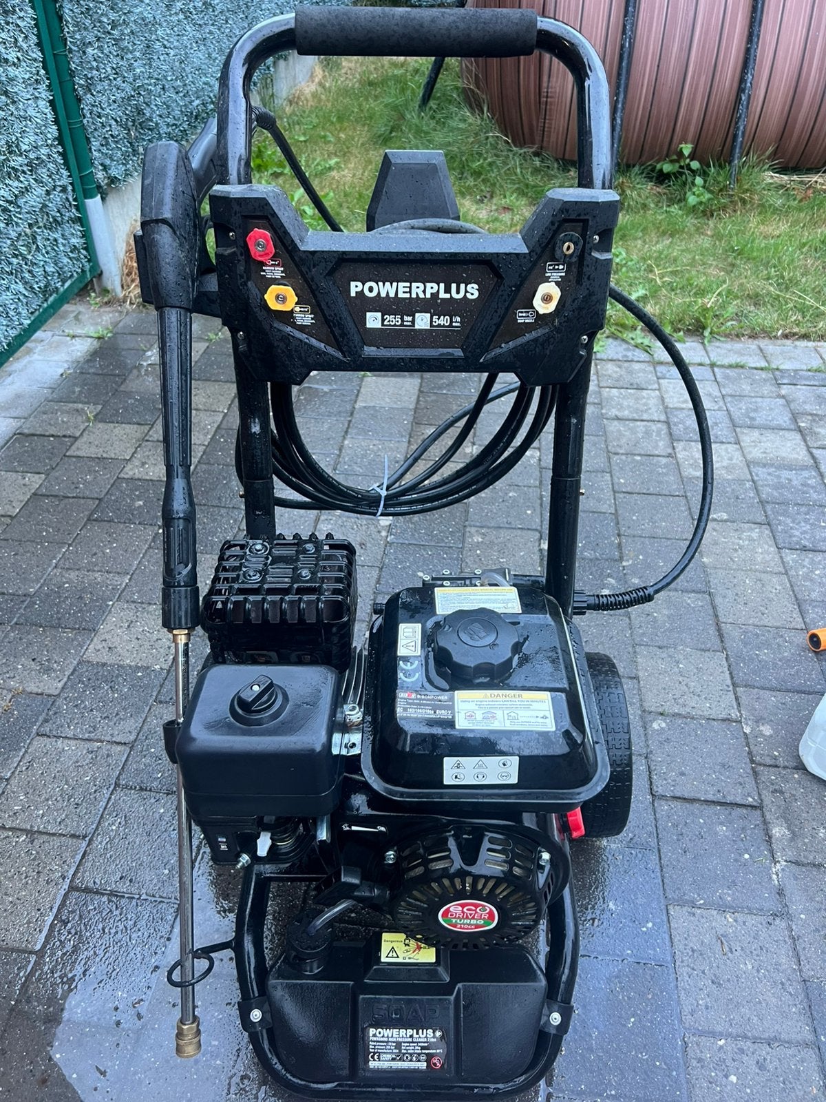 Powerplus hogedrukreiniger, Ophalen, Zo goed als nieuw, Benzine