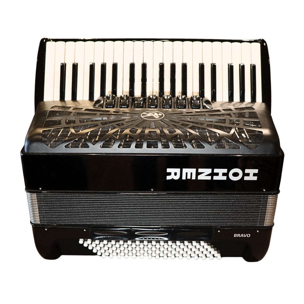 HOHNER Bravo III/96 Tweedehands Accordeon, Musique & Instruments, Accordéons, Enlèvement, Avec bretelles, Hohner, 96 basses