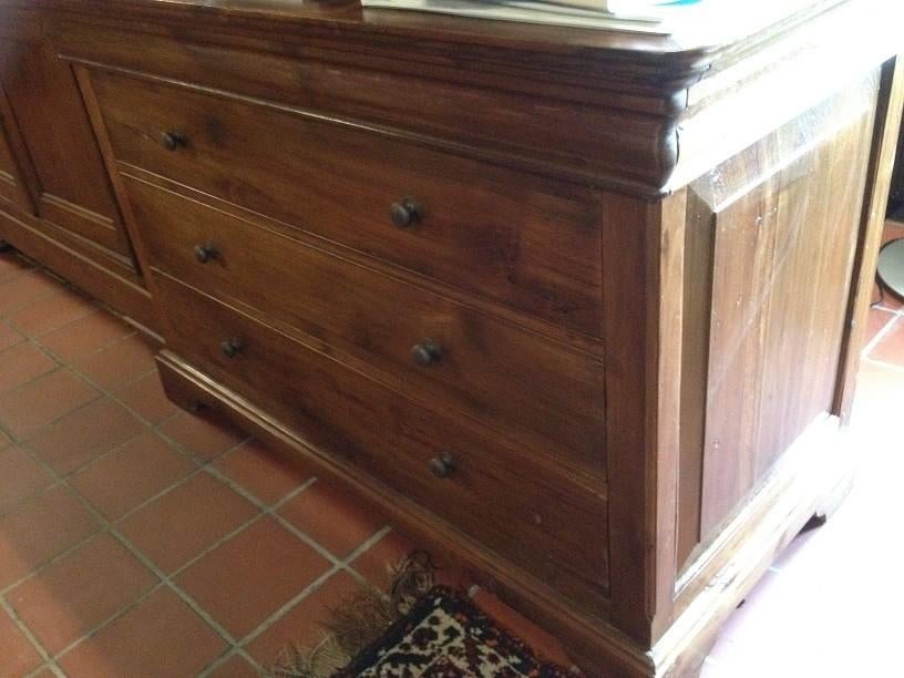 Massief teakhouten LADEKAST DRESSOIR COMMODE flamant, Ophalen, Nieuw