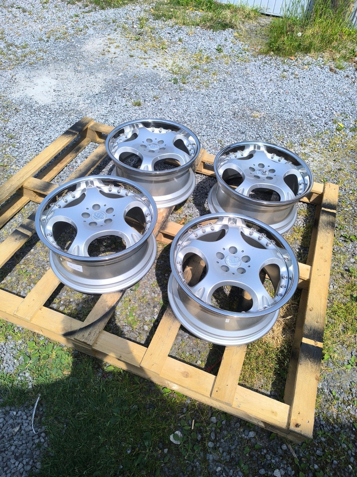 jantes neuves atp 17p 5x100, Enlèvement