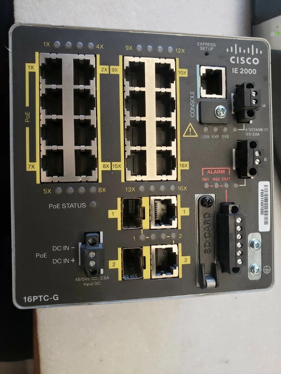 beheerde industriële Ethernet-switch lees beschrijving, Ophalen, Nieuw