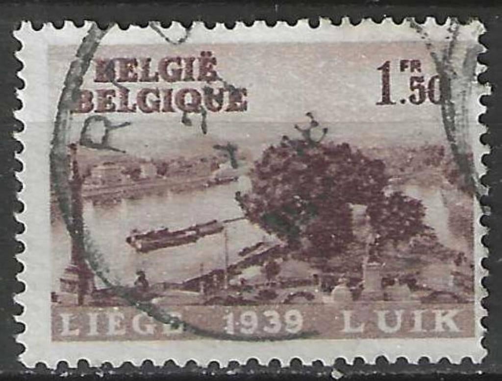 Belgique 1938 - Yvert/OBP 486 - Exposition sur l'eau (ST), Envoi, Affranchi, Oblitéré