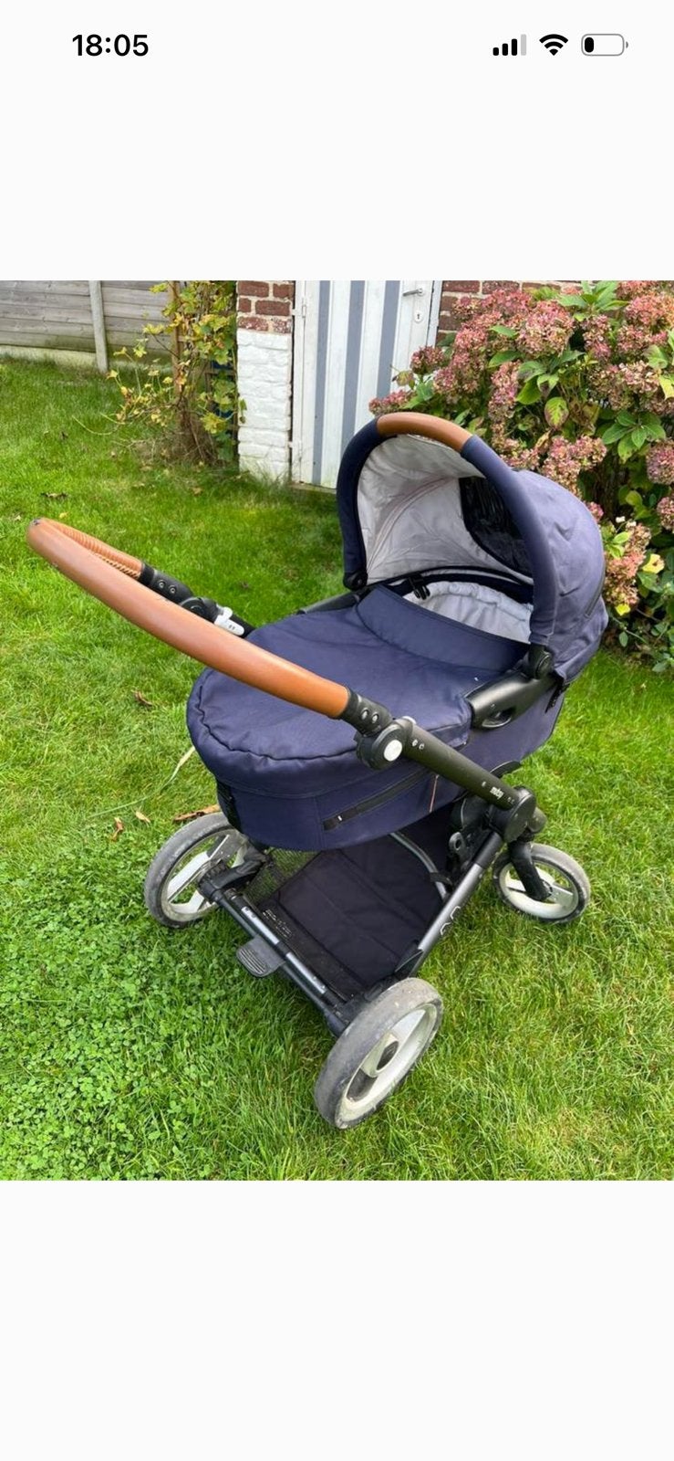 Kinderwagen Mutsy donkerblauw, Ophalen, Gebruikt, Kinderwagen, Mutsy