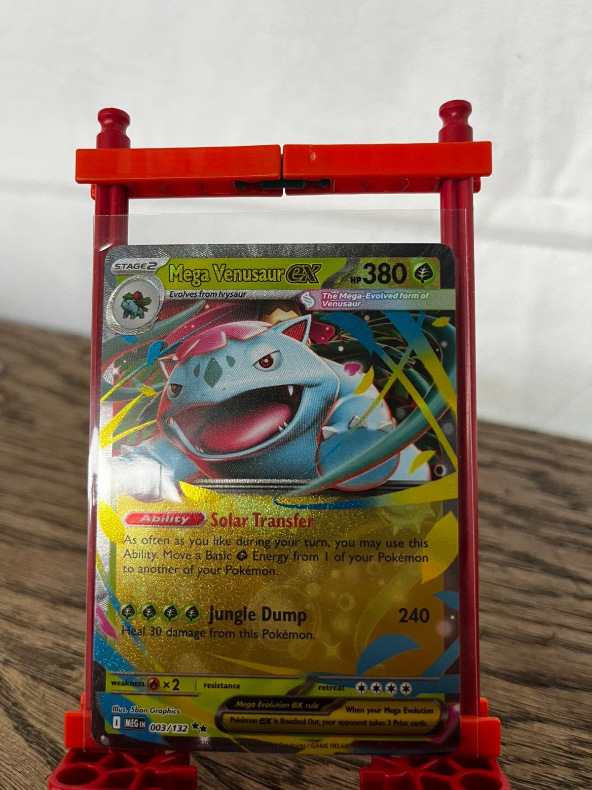 Pokémon mega venusaur ex 03/132, Ophalen of Verzenden, Nieuw, Losse kaart