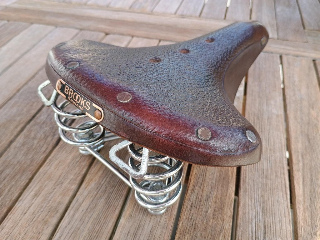 Selle de vélo Brooks B66S - fin années 70 - à l'état neuf !, Overige merken, Enlèvement ou Envoi, Bakfiets, Cuir