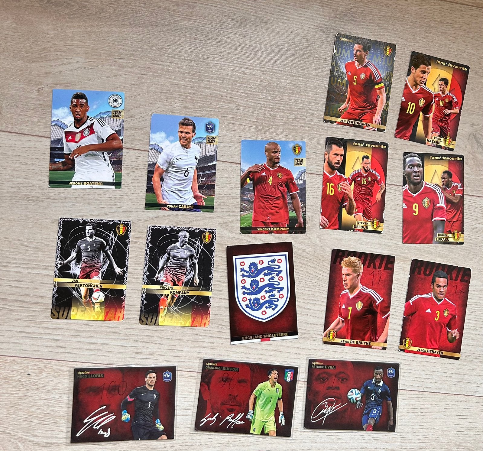 Football cards | 3 sinned, Ophalen of Verzenden, Gebruikt, Spelerskaart