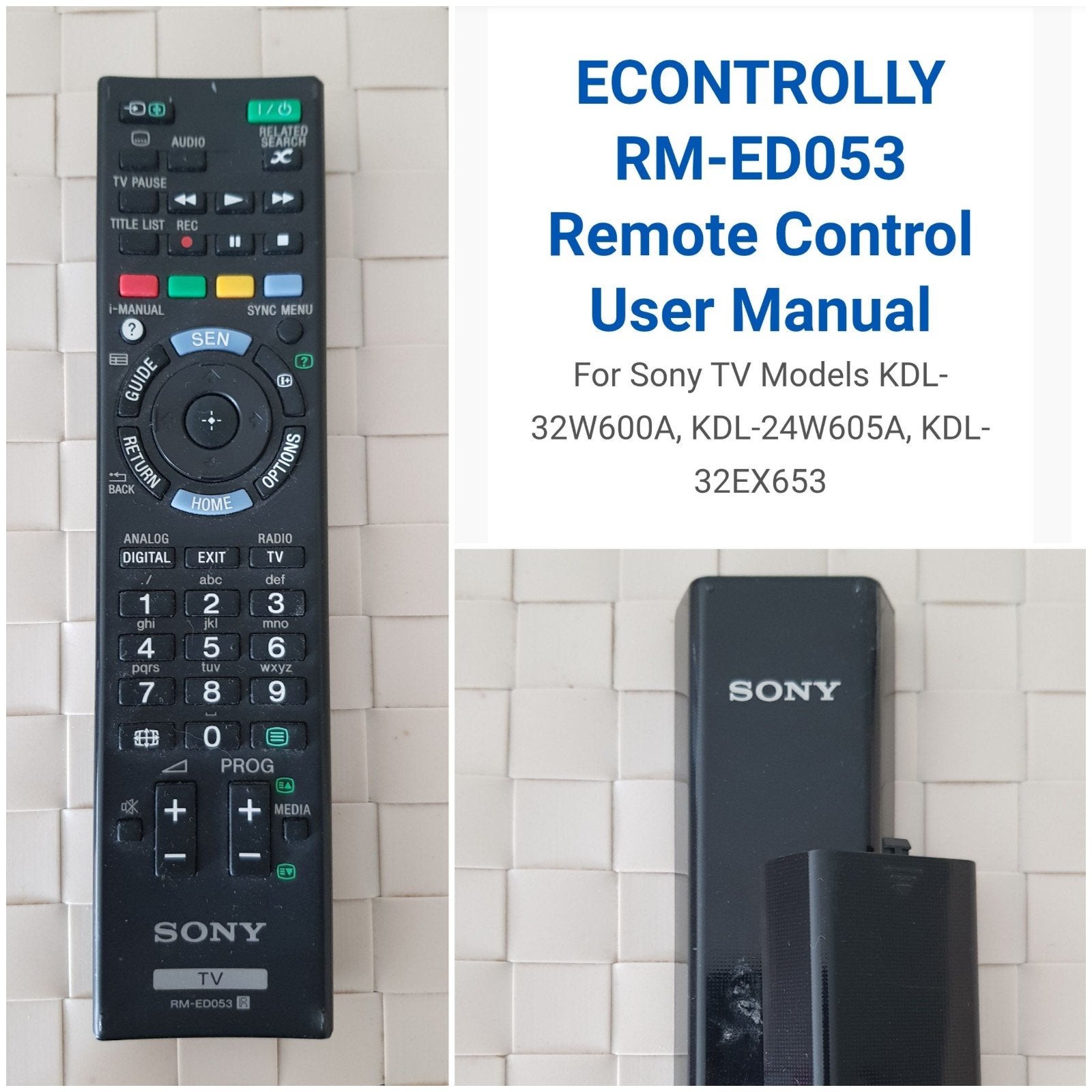 Sony RM-ED53 télécommande originale, Enlèvement ou Envoi, Comme neuf, Originale