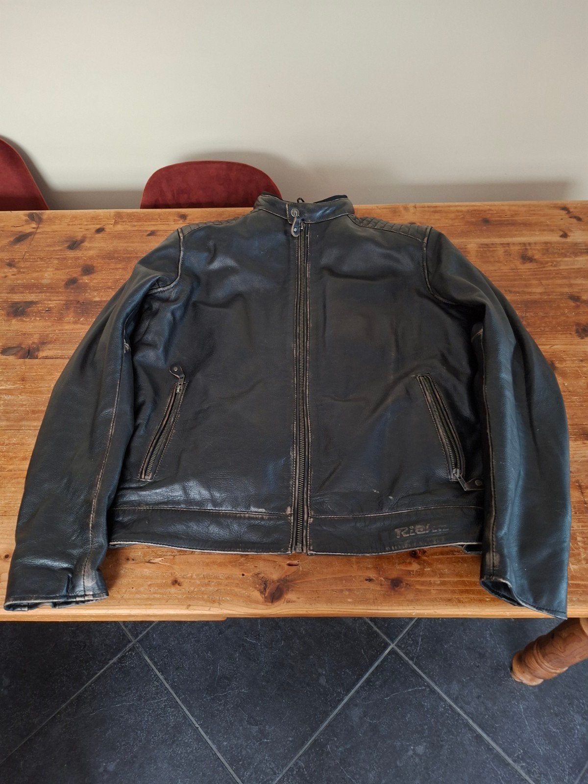 Motorjas leder Richa, Motoren, Kleding | Motorkleding, Heren, Jas | leer, RICHA, Ophalen of Verzenden