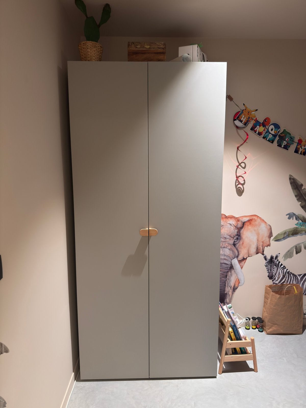 Kleerkast groen/grijs La Redoute  - perfecte staat, Ophalen, Zo goed als nieuw