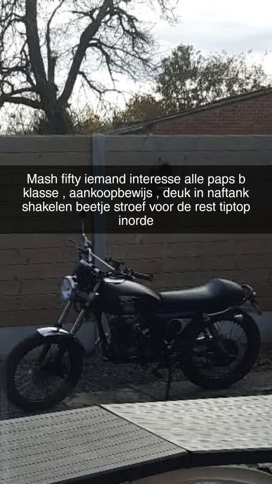 Mash fifty, Motoren, Particulier