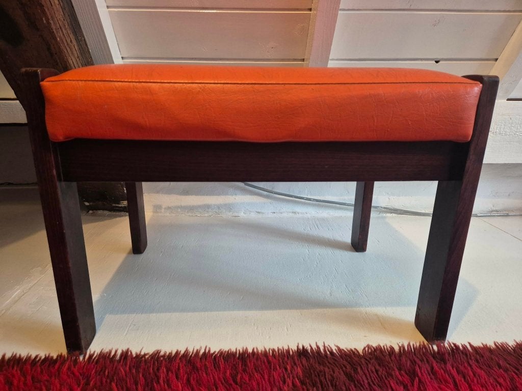 Mooi, groot vintage krukje, Enlèvement, Comme neuf, Bois