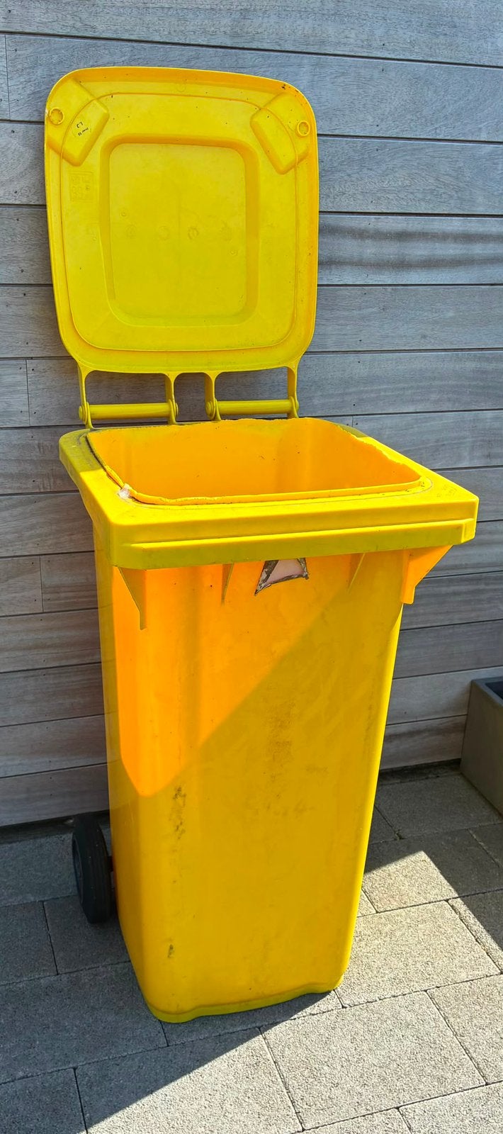 Gele afvalcontainer, Bricolage & Construction, Conteneurs, Enlèvement