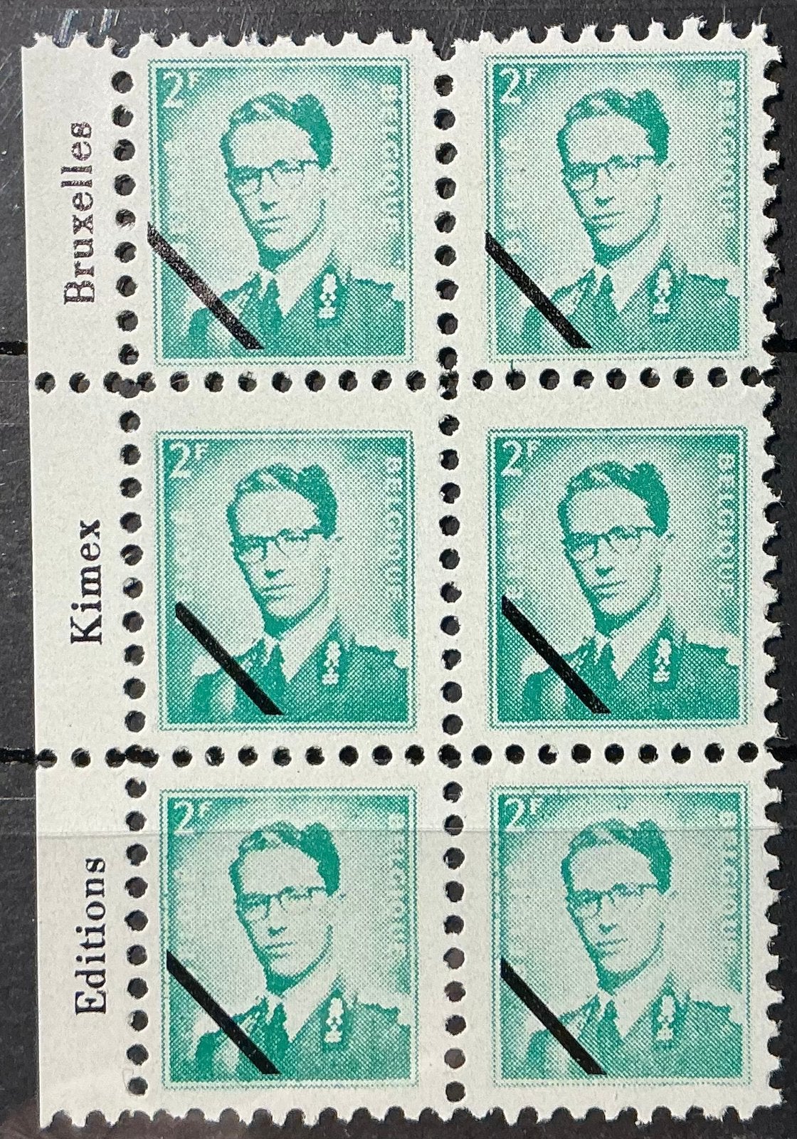 LOT 9. JACOPOST. BAUDOUIN. 6 pièces. neuf, Enlèvement ou Envoi, Non oblitéré, Neuf, Maison royale