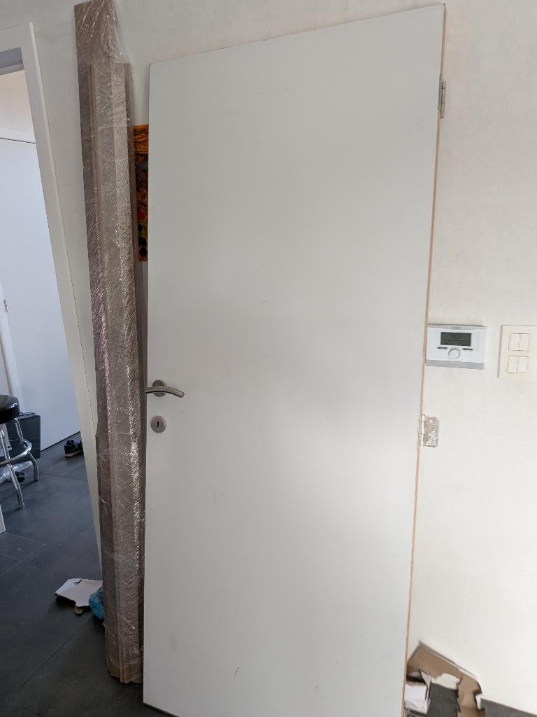 Binnendeur + binnenkast, Ophalen, Gebruikt, 80 tot 100 cm, Binnendeur