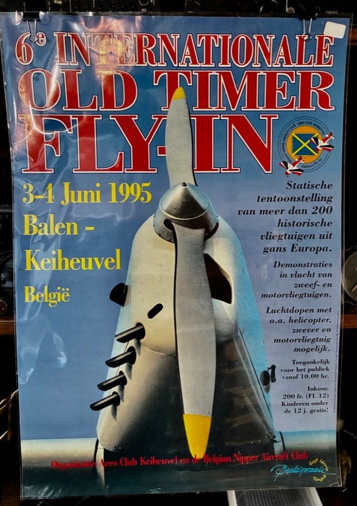 6e Old Timer Fly-In Keiheuvel 1995., Enlèvement ou Envoi, Utilisé