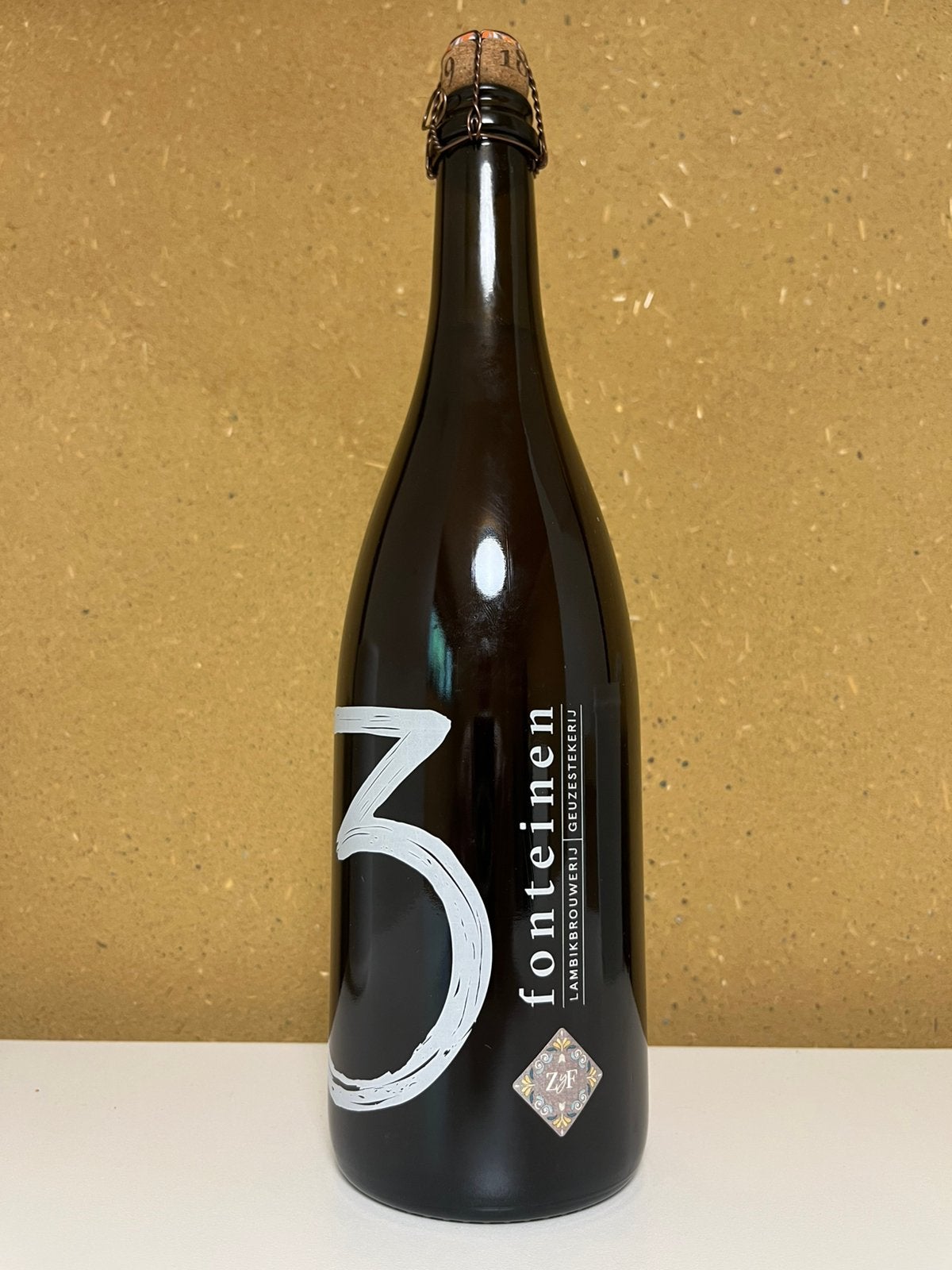 3 Fonteinen geuze ZyF batch 8 blend 93 2019, Ophalen, Zo goed als nieuw