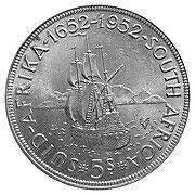 Pièce en argent Afrique du Sud Roi George VI 5 shillings(¼), Timbres & Monnaies, Métaux nobles & Lingots, Argent, Enlèvement