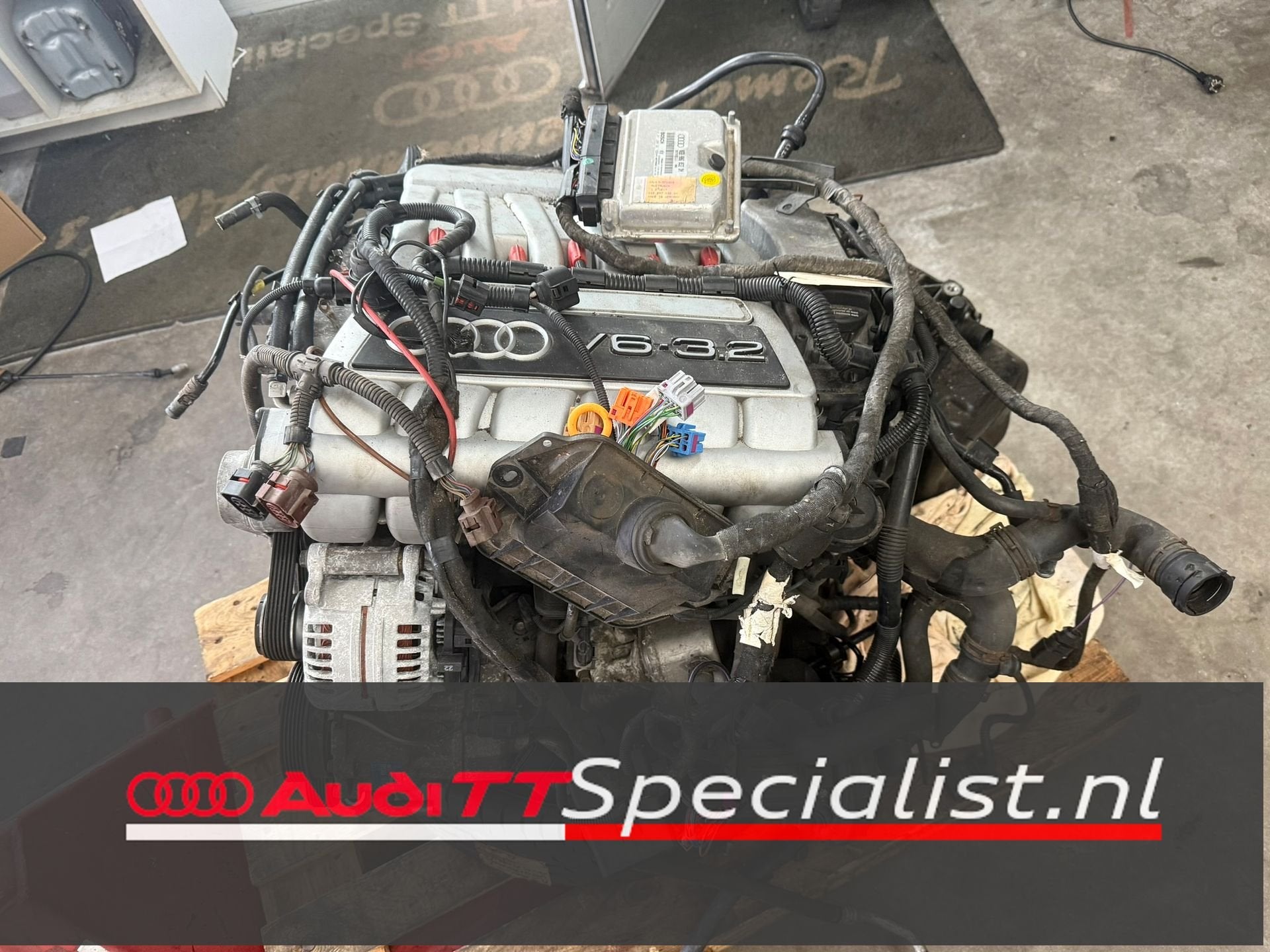 Motorblok compleet Audi TT MK1 3.2 V6 250PK Motorcode BHE, Auto-onderdelen, Motor en Toebehoren, Ophalen, Gebruikt, -, Audi