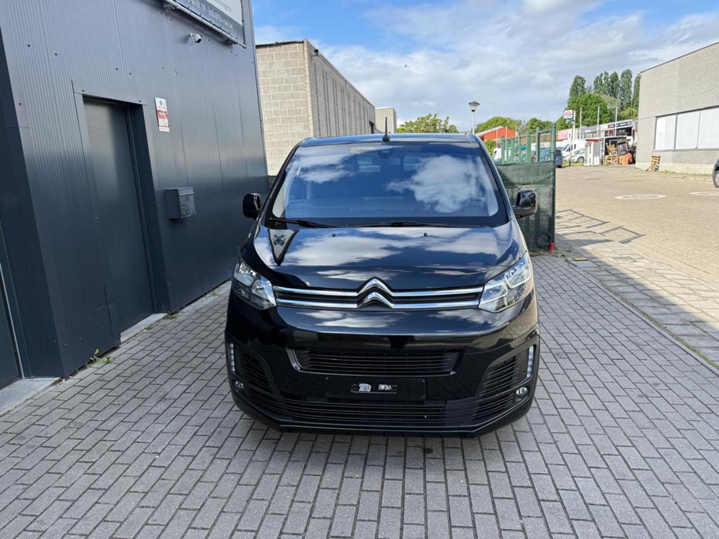CITROEN JUMPY 2.0HDI AUTOMAAT 180PK DUBBEL CABINE EURO6B FUL, Auto's, Testrit aan huis, Stof, 4 cilinders, Zwart