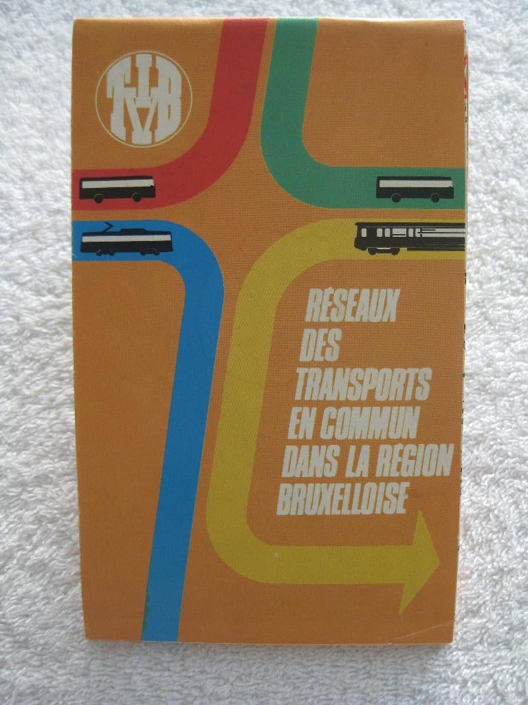 STIB MIVB – SNCV NMVB - réseau 1976, Enlèvement ou Envoi, Tram