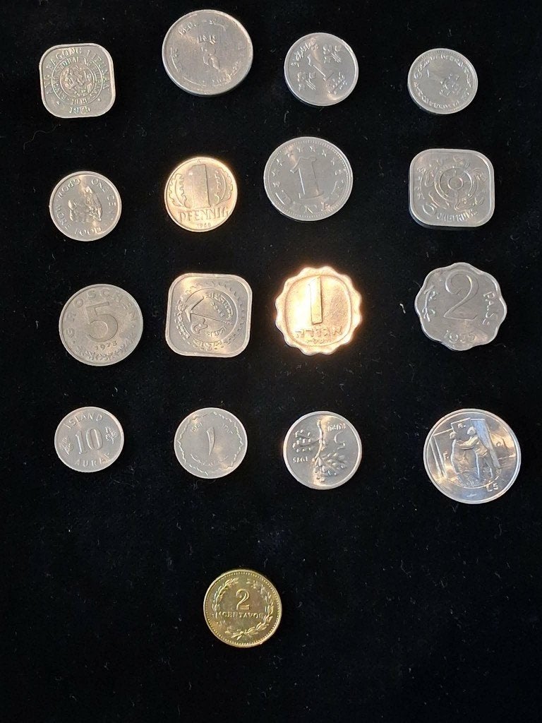 lot de pieces de monnaie, Enlèvement