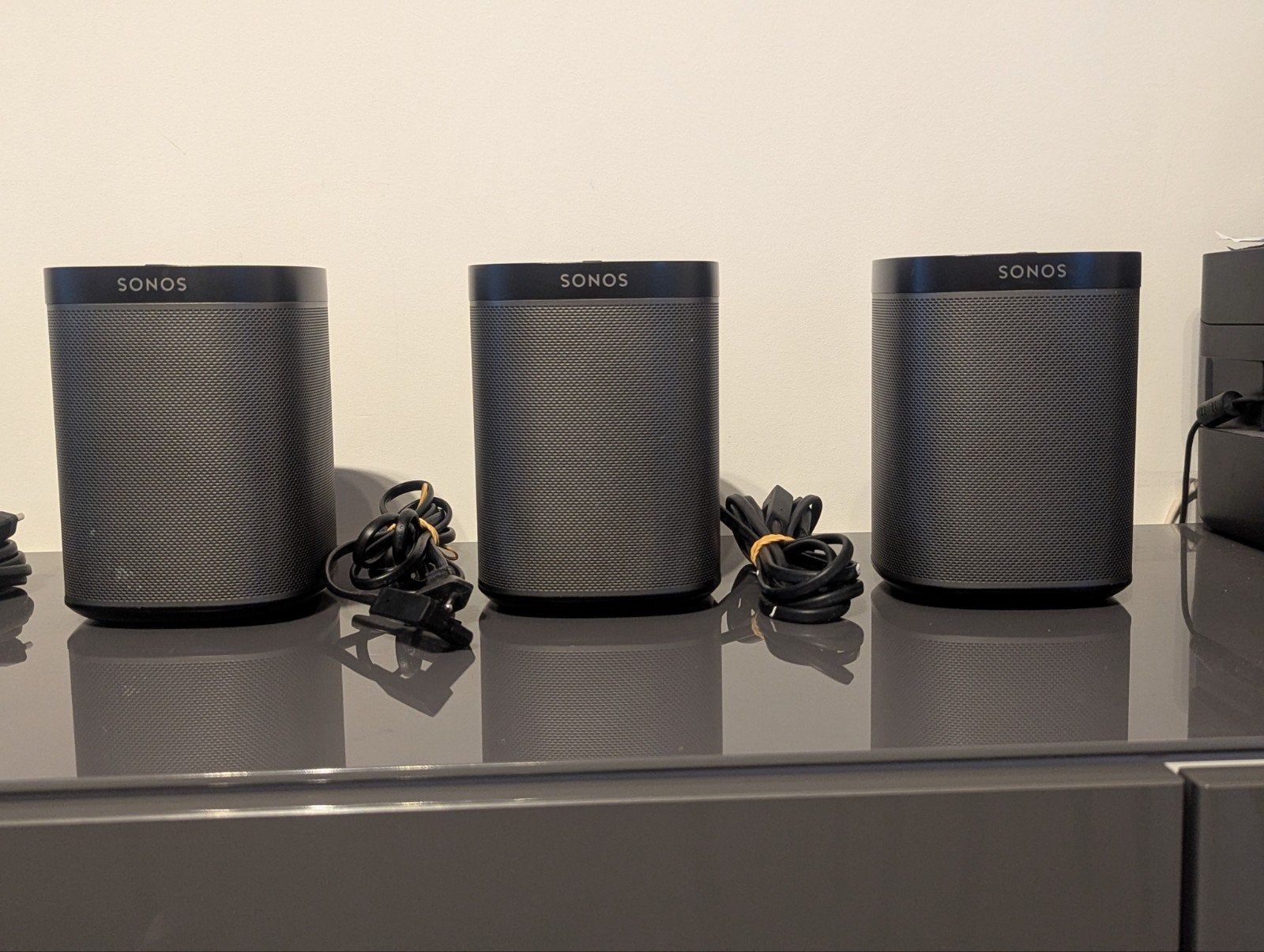 Trois Sonos Play:1 noires, TV, Hi-fi & Vidéo, Enlèvement