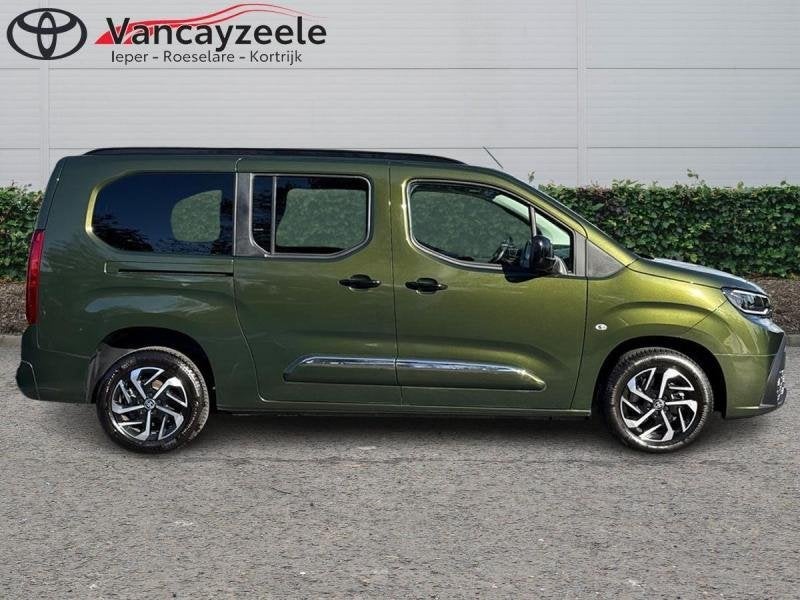 Toyota ProAce Verso LWB Family 7pl+camera+gps+sens V+A, Auto's, Monovolume, Handgeschakeld, 1200 cc, Groen