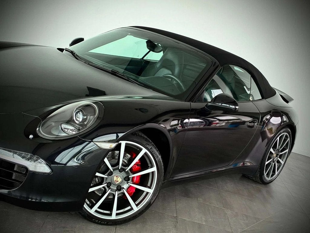 Porsche 911 CARRERA Type 991 S Cabriolet 3.8i PDK-PACK EXCLU, Auto's, Automaat, Lichtsensor, Zwart, Zwart