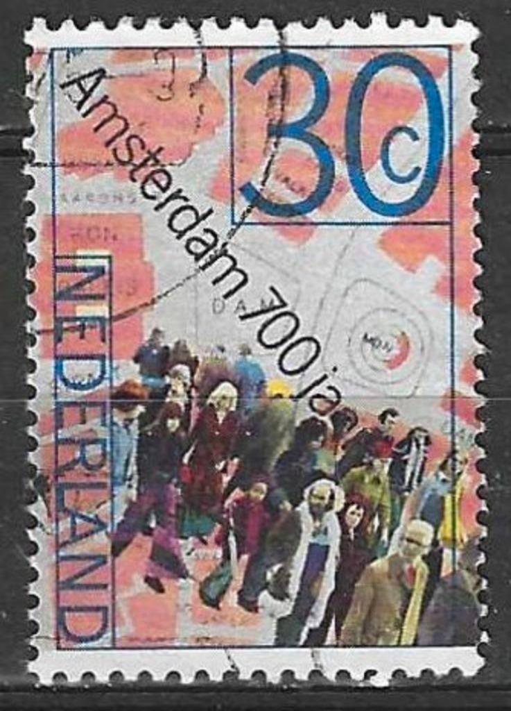 Nederland 1975 - Yvert 1014 - Historische evenementen (ST), Postzegels en Munten, Postzegels | Nederland, Gestempeld, Verzenden