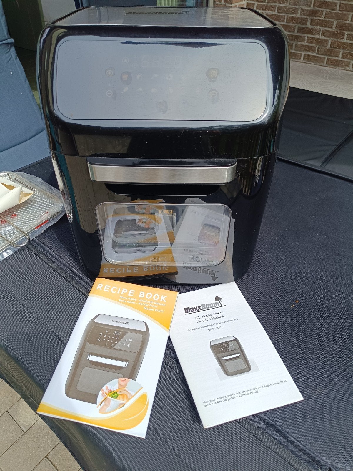 Airfryer Maxhome 12l, Ophalen