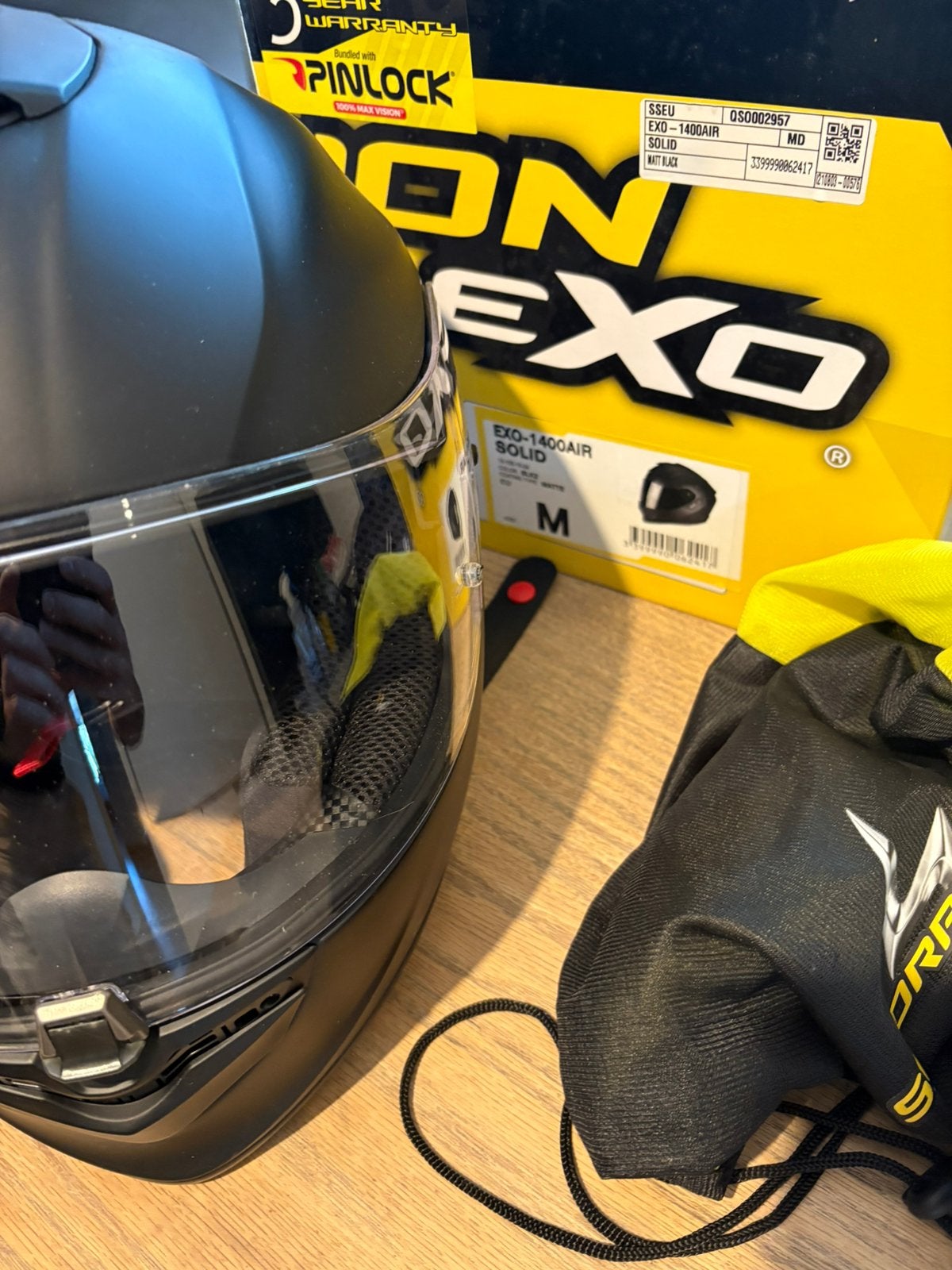 Casque Moto Scorpion Exo 1400 Air Taille M, Autres marques, M, Enlèvement ou Envoi, Casque intégral