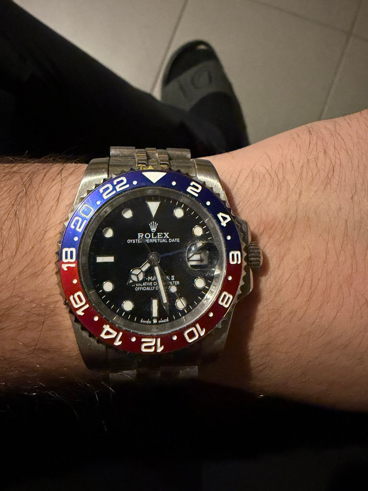 Rolex pepsi ‘superclean’, Bijoux, Sacs & Beauté, Enlèvement, Comme neuf, Rolex