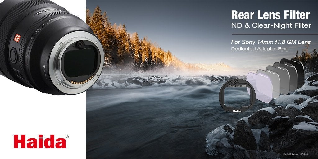 Haida rear lens filters for Sony 14mm f1.8+Sony 12-24mm f2.8, Ophalen of Verzenden, Zo goed als nieuw, Overige typen