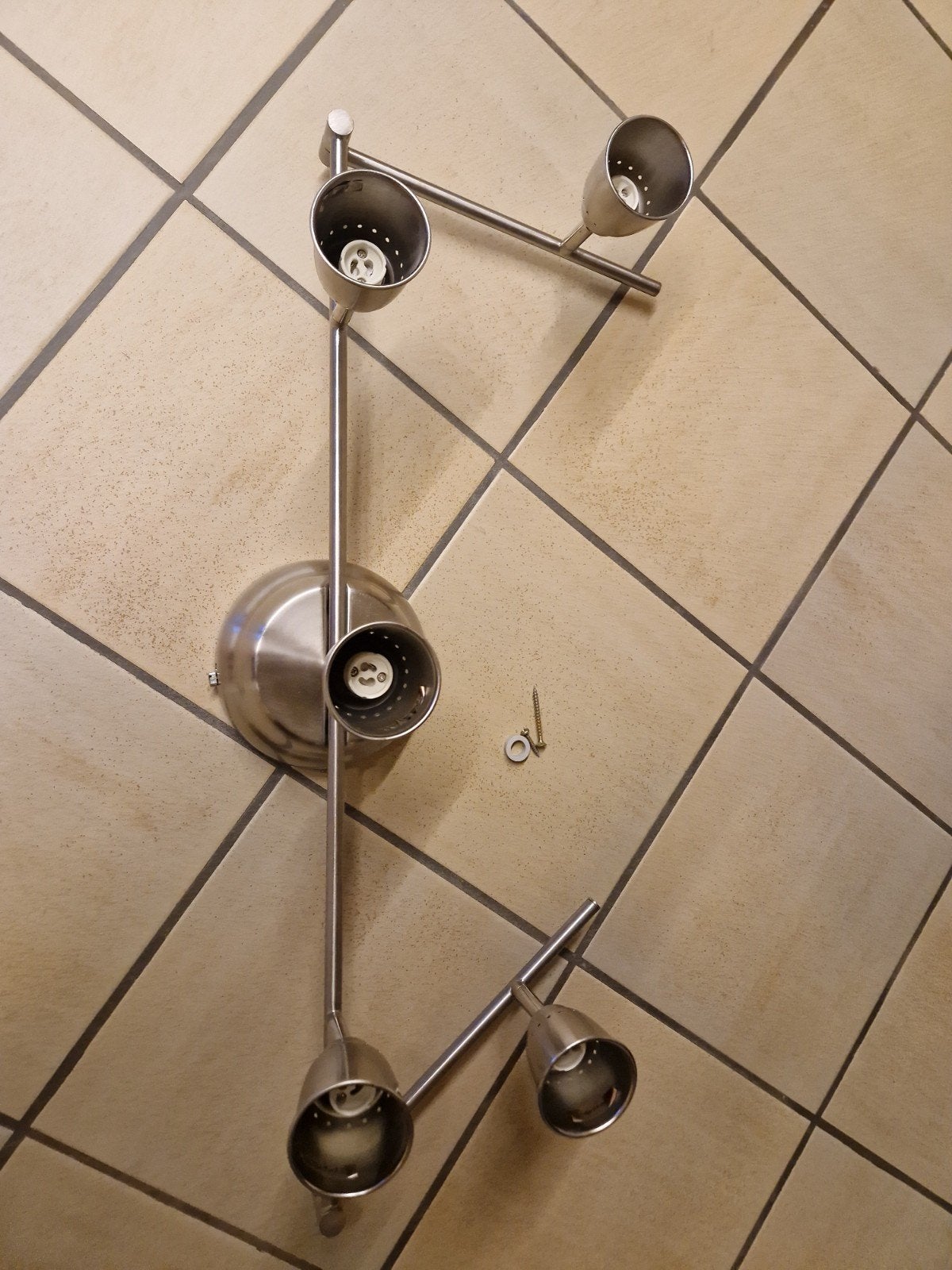 plafonnier ikea TIGID 5 spots (hors lampes LED), IKEA, Enlèvement, Plafonnier, GU10