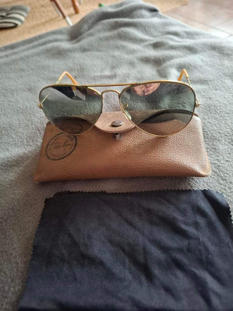 Rayon pilotenmodel uit de jaren 70 in zijn zeldzame vorm voo, Handtassen en Accessoires, Ophalen of Verzenden, Bril