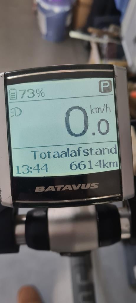 Batavus elektrische fiets heren 57cm accu 500wh, Batavus, 50 km par batterie ou plus, Utilisé, Enlèvement