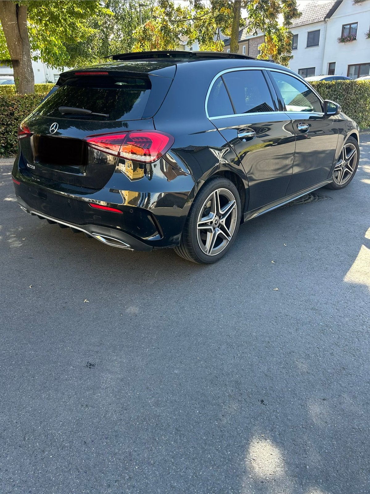 Mercedes a klasse 220, Auto's, Alcantara, Zwart, 5 zetels, 5 deurs
