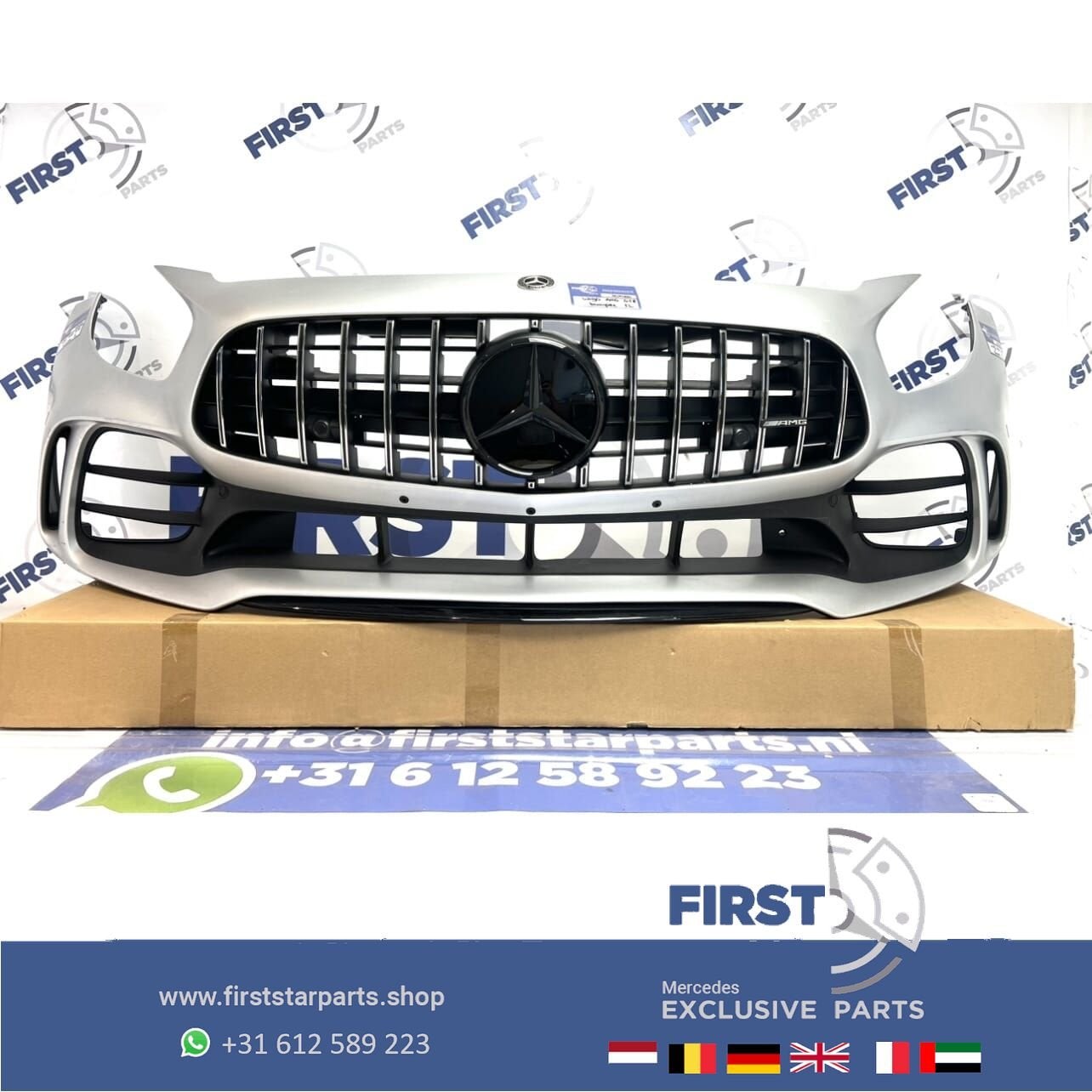 W190 GTR AMG VOORBUMPER COMPLEET A1908853500 2016-2023 GTR o, Gebruikt, -, Voor, Ophalen of Verzenden