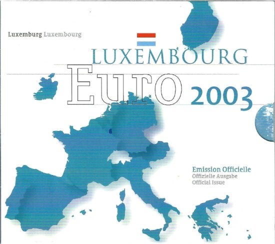 BU-set Luxemburg 2003, Ophalen of Verzenden, Luxemburg, 1 cent