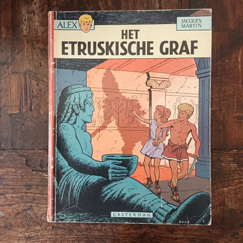 Alex 8: het Etruskische graf, Eén stripboek, Ophalen of Verzenden, Gelezen