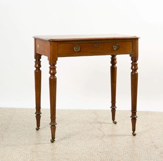Petite table anglaise en acajou époque victorienne, Ophalen of Verzenden